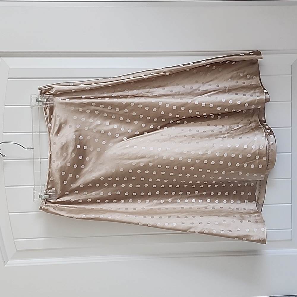 White House Black Market Polka Dot Skirt